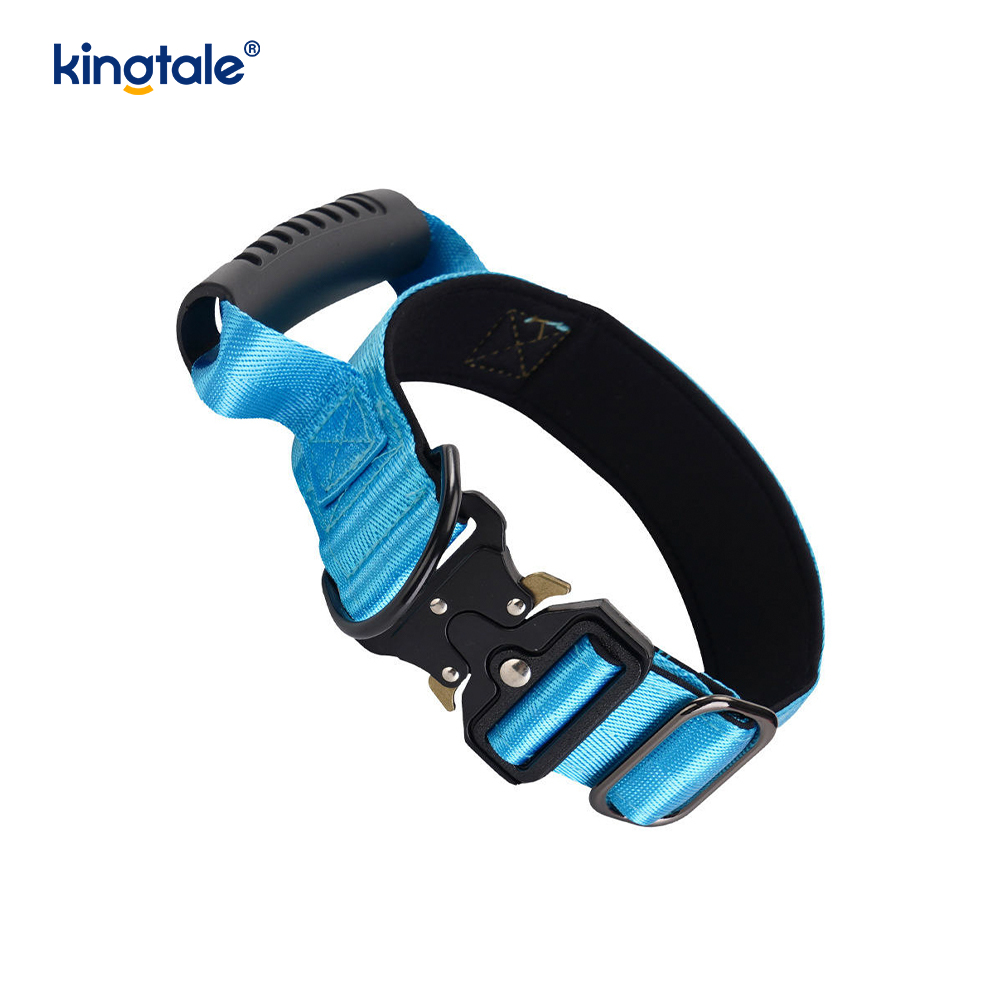 Collier à dégagement rapide avec poignée de contrôle en nylon pour entraînement tactique