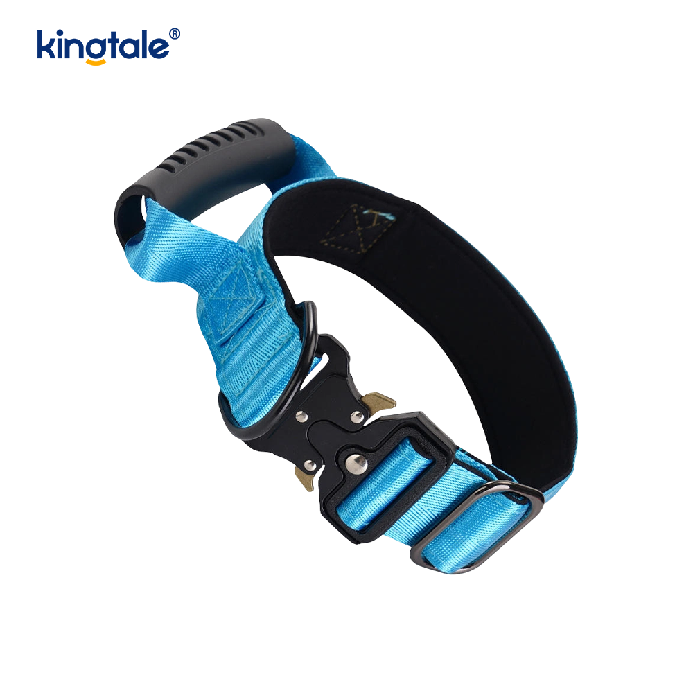 Collier à dégagement rapide avec poignée de contrôle en nylon pour entraînement tactique