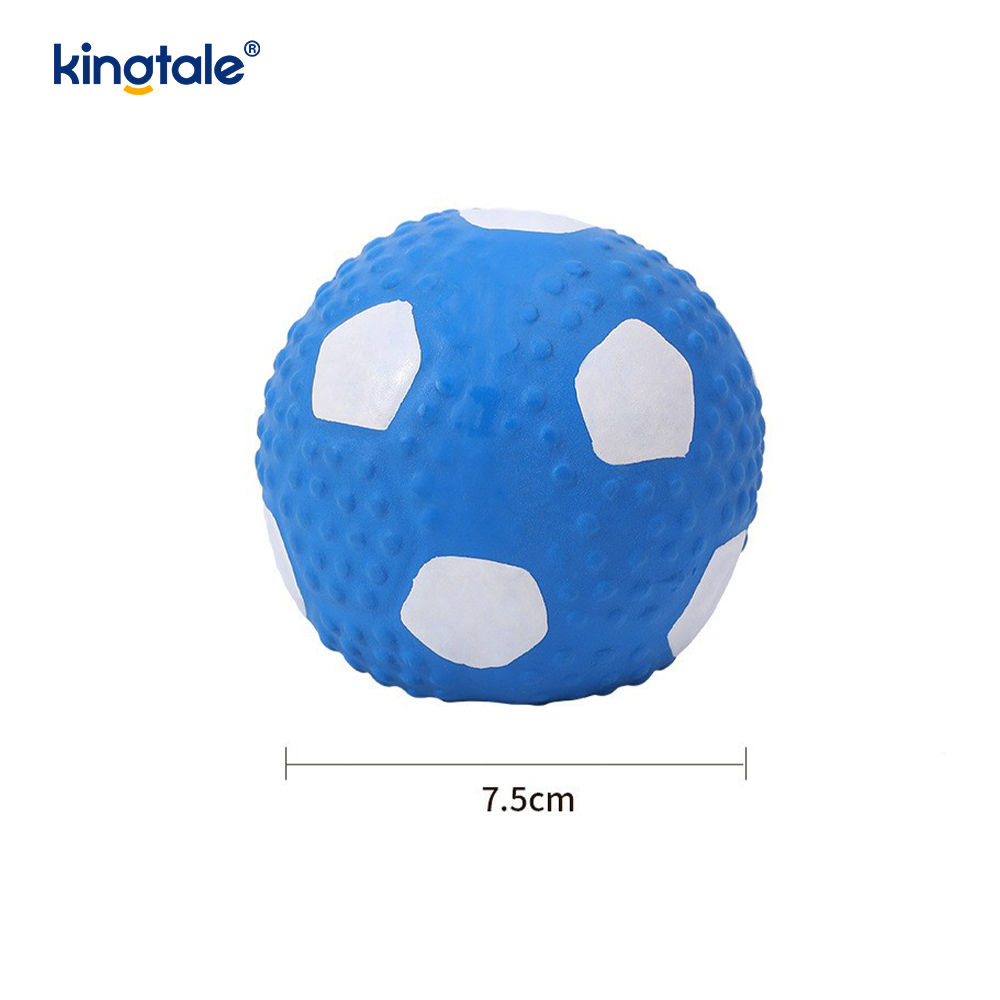 Jouets grinçants en latex pour animaux de compagnie (football, football, volley-ball)
