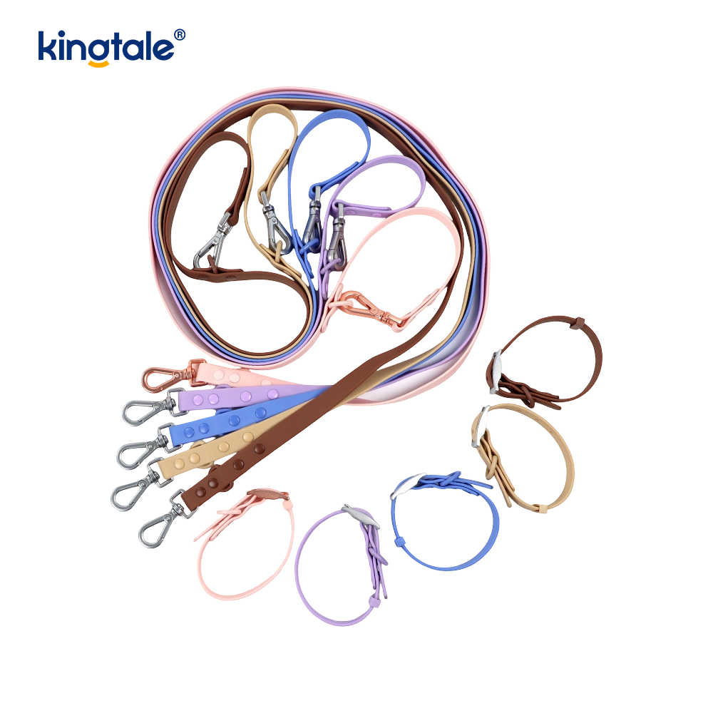 Laisse de colliers pour chien imperméable et résistance à l'abrasion avec revêtement en PVC