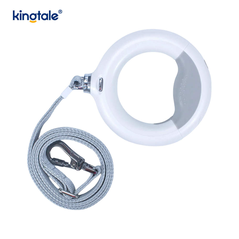 Laisse rétractable avec laisse de marche pour chien LED, corde de Traction en Nylon