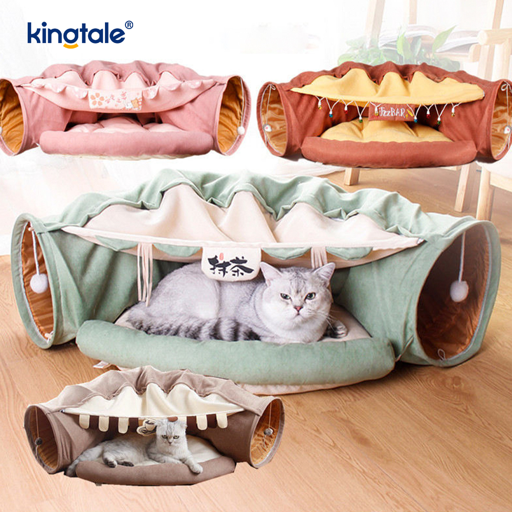 Tunnel de jeu pliable pour chat, jouet interactif, labyrinthe, maison pour chat, Tunnels d'intérieur