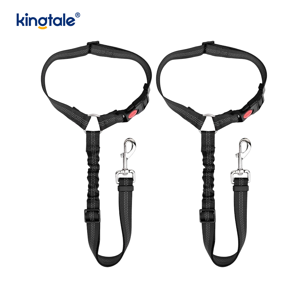 Laisse réfléchissante de ceinture de sécurité de voiture d'animal familier de polyester durable Anti-Rush