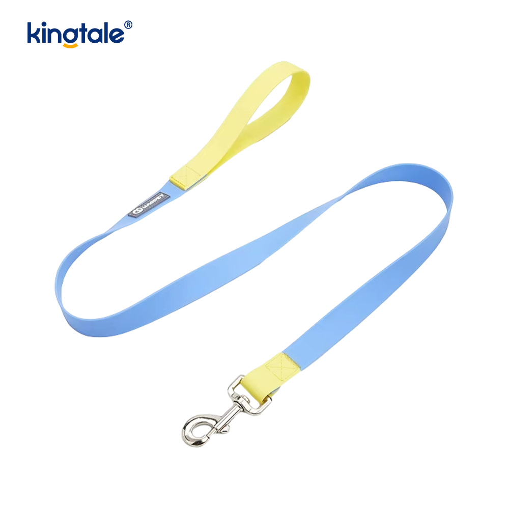 Laisse imperméable pour chien, fournitures de luxe en Nylon simples pour animaux de compagnie