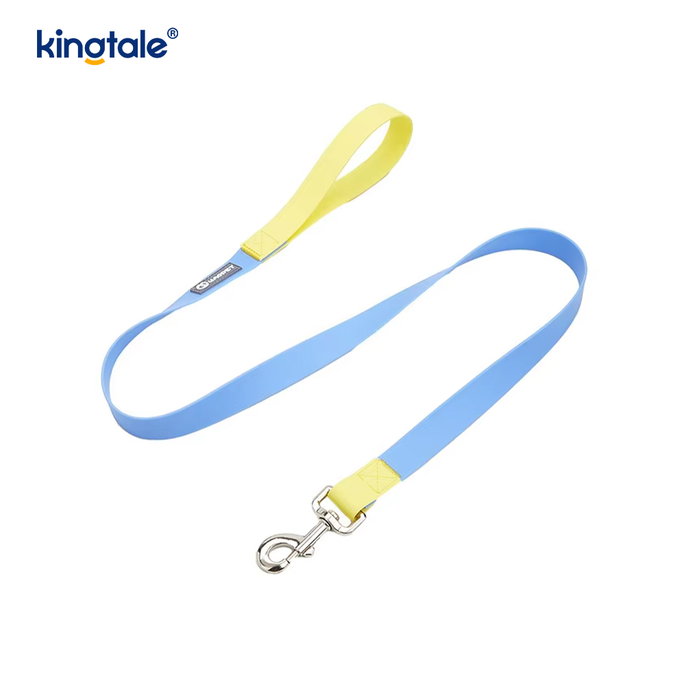 Laisse imperméable pour chien, fournitures de luxe en Nylon simples pour animaux de compagnie