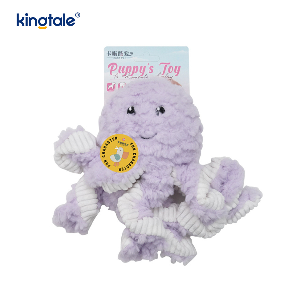 Jouets en peluche en forme de poulpe, de paresseux, de lapin, d'ours, de grenouille et de poussin