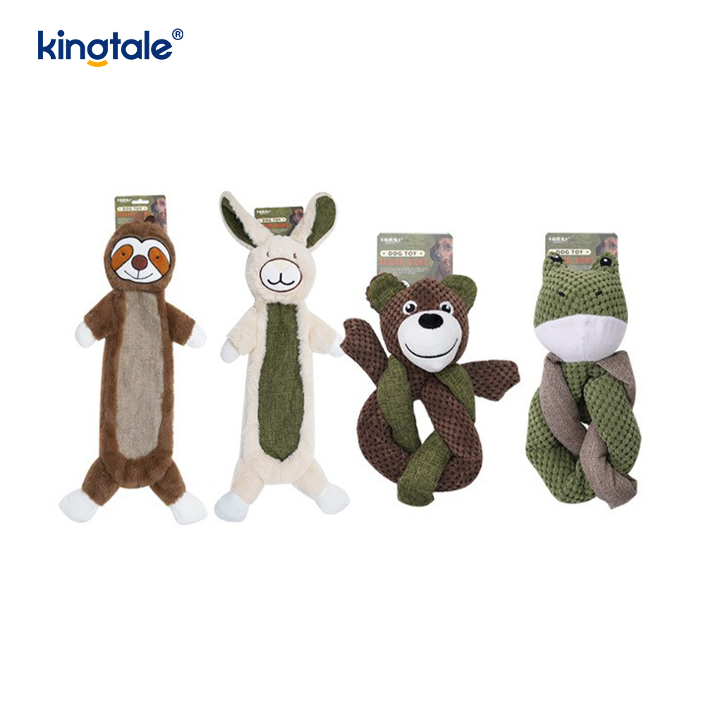 Jouets en peluche en forme de poulpe, de paresseux, de lapin, d'ours, de grenouille et de poussin