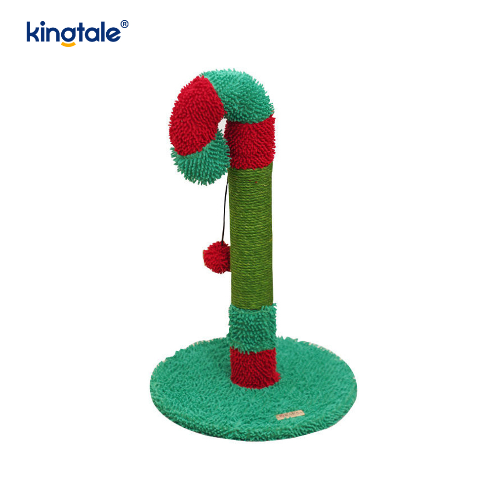 Appartement de tour de siège de pilier d'éraflure de chat résistant à l'usure fait sur commande de série de Noël